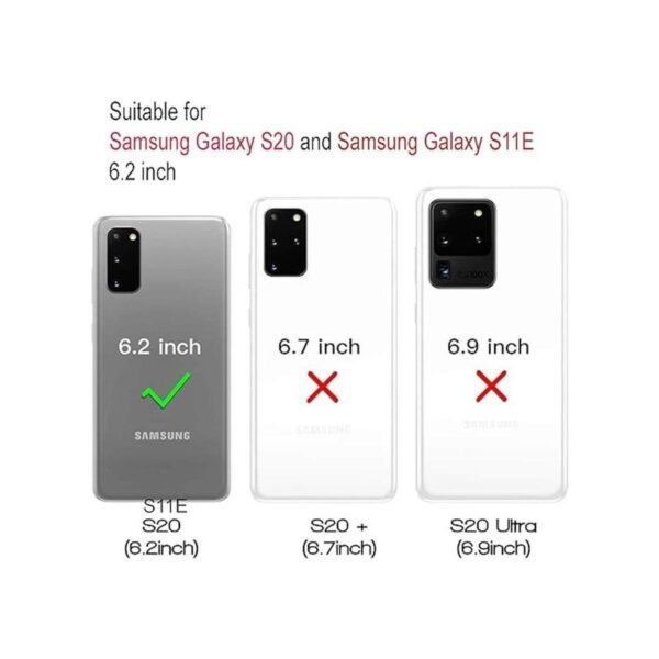 YmhxcY Funda para Galaxy S20 5G con protector de pantalla_2