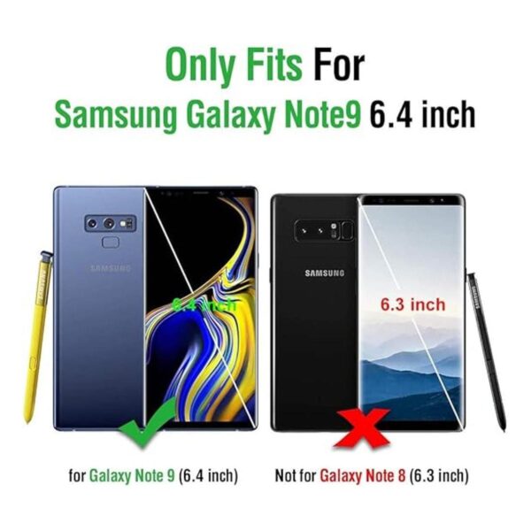 YmhxcY Funda para Samsung Note 9 con protector de_2