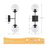 Ynzefly Apliques de pared negros modernas luces de_2