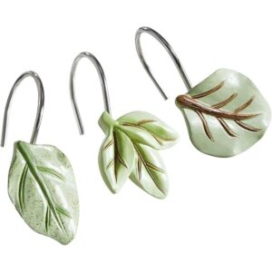 YoKii 12 ganchos decorativos de hojas de plantas para_1