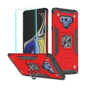 YmhxcY Funda para Samsung Note 9 con protector de_1
