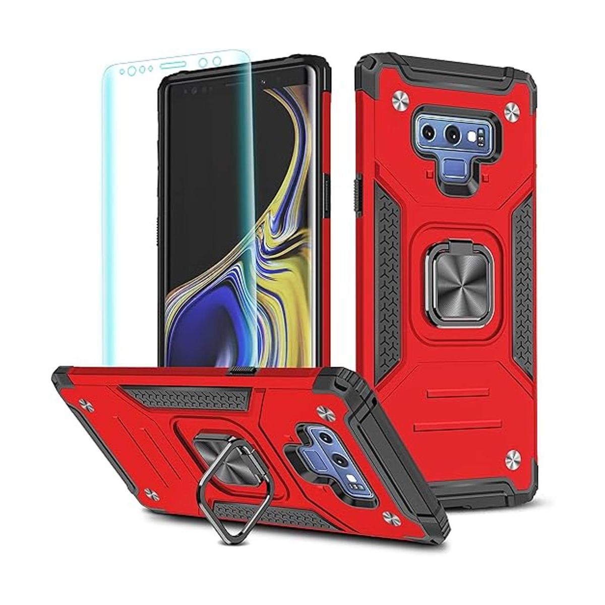 YmhxcY Funda para Samsung Note 9 con protector de