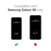 YmhxcY Funda para Samsung S8 con protector de pantalla_2