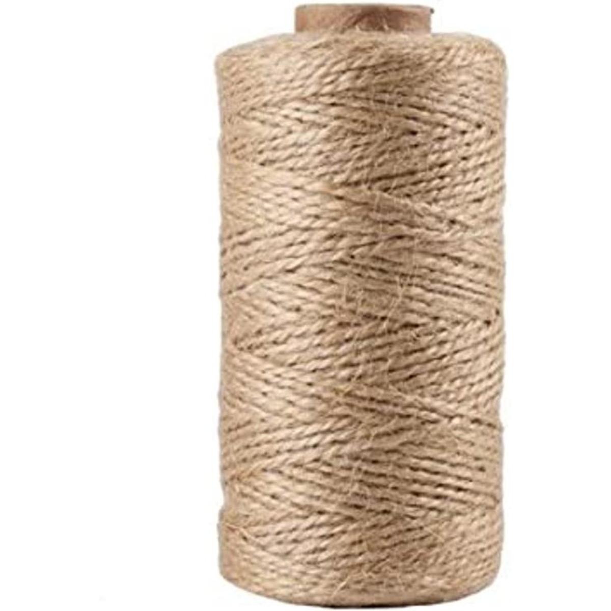 Ymkf Sqqr Cuerda de cáñamo natural 0.039 in 1476 pies