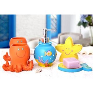 YIYIDA Juego de 5 piezas de colección de baño con forma de