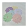 Mybbshower Flores de margaritas de papel pastel de 8