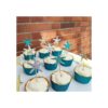 Mybbshower Confeti de estrellas de mar con purpurina para