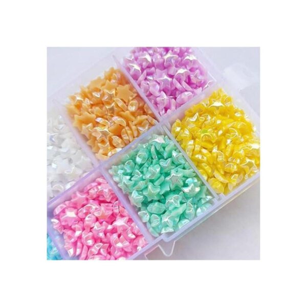 Chenkou Craft Cuentas de estrella de colores surtidos de_4