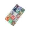 Chenkou Craft Cuentas de 15 colores con degradado de_1