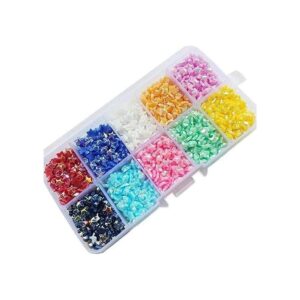 Chenkou Craft Cuentas de estrella de colores surtidos de_1