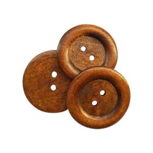 Chenkou Craft Botones de madera redondos de 1.969 in y 2_1