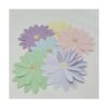 Mybbshower Flores de margaritas de papel pastel de 8