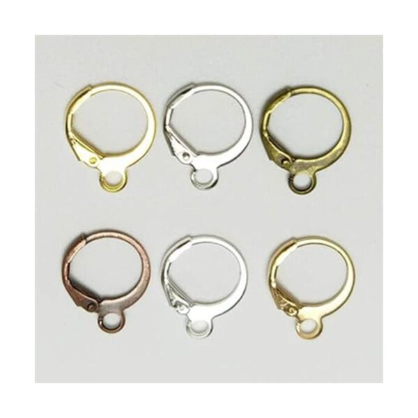 Chenkou Craft 180 aretes de aro redondos de 6 colores_2