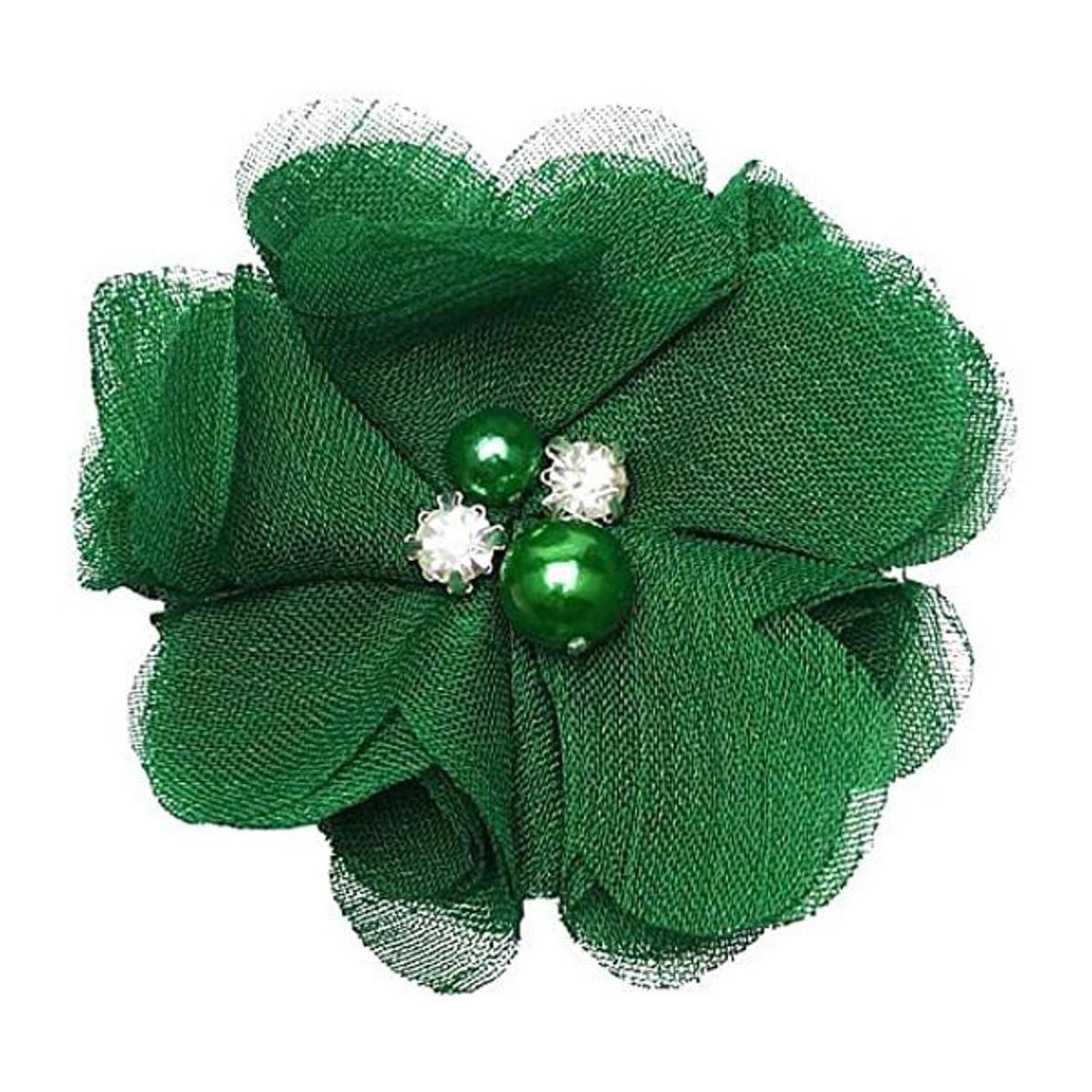 Chenkou Craft Paquete de 12 lazos de cinta de flores de