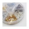 Chenkou Craft 180 aretes de aro redondos de 6 colores_4