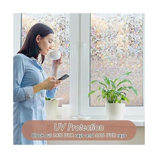 Haton Película decorativa para ventana con adhesión_4