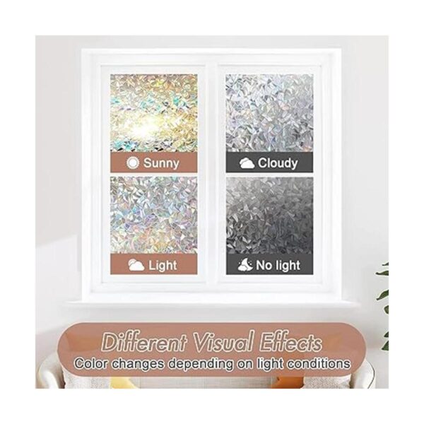 Haton Película decorativa para ventana con adhesión_5