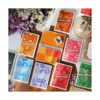 Almohadilla de tinta lavable de 7 colores en tamaños