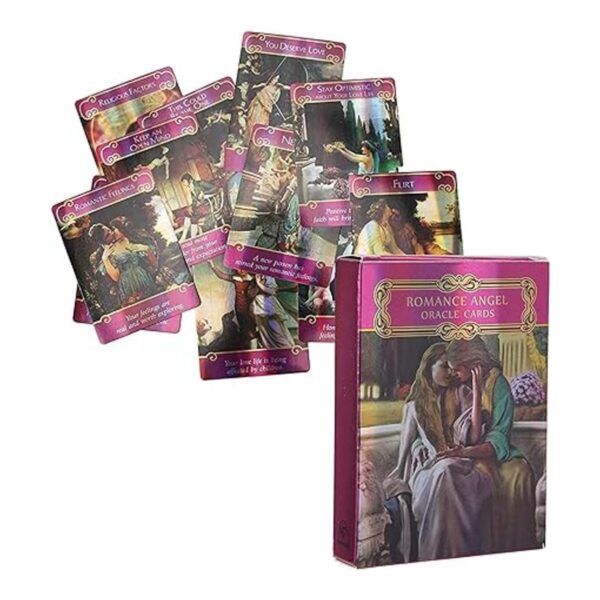Yitengteng Juego de cartas de tarot con holograma de ángel_2