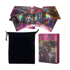 Yitengteng Juego de cartas de tarot con holograma de ángel_1
