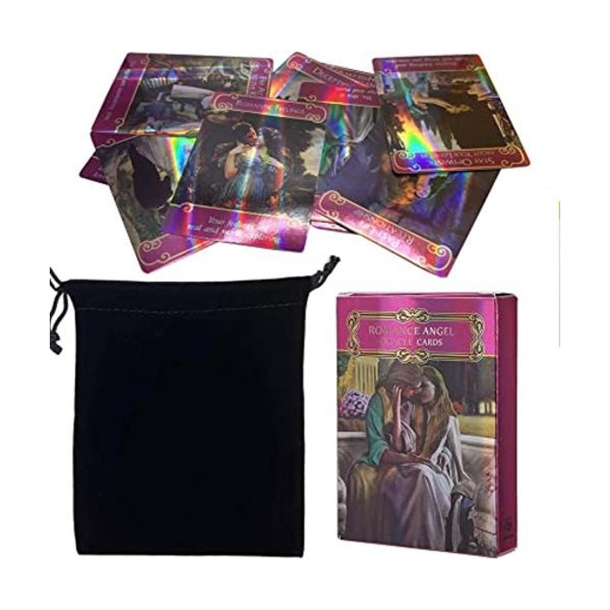 Yitengteng Juego de cartas de tarot con holograma de ángel