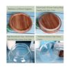 Large Glass Jar with Lid 1 Gallon Large glass Storage