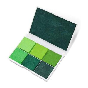 Almohadilla de tinta lavable de 7 colores en tamaños