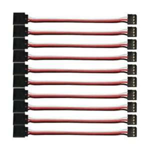 Yiqigou 10 cables de extensión servo de 3 pines de 11.8