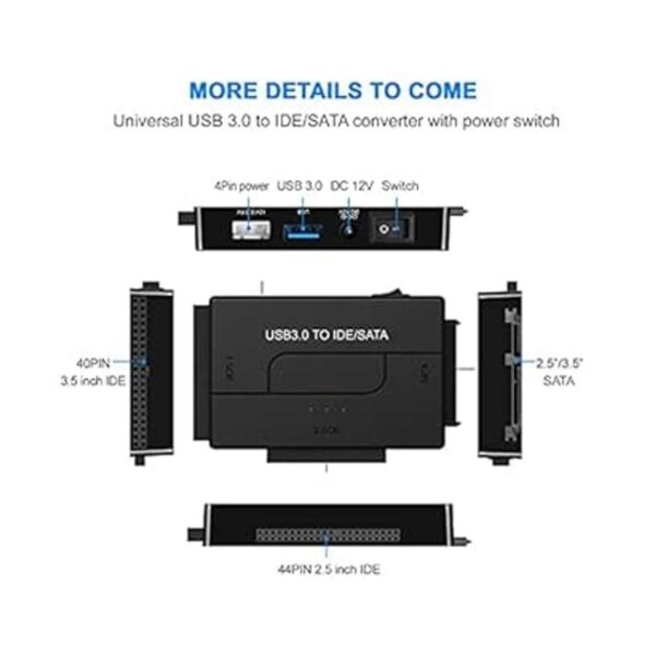 YINNCEEN Lector de discos duros USB 3.0 a SATA IDE_3