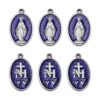 YionZian 10 dijes de medalla milagrosa de Jesús católico_1
