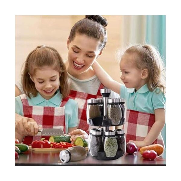 Organizador giratorio de especias para cocina soporte
