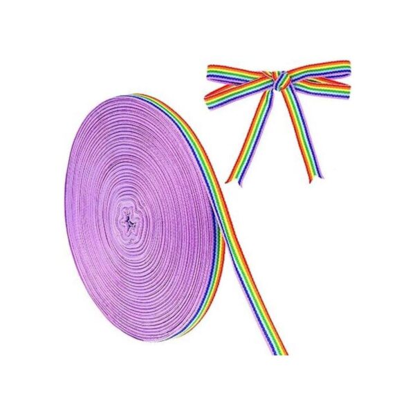 Cinta de grogrén arco iris de 164.0 ft cinta de doble