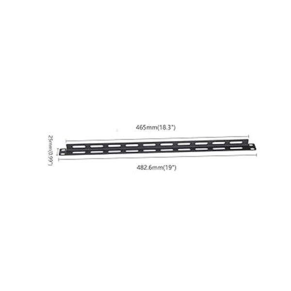 Barra de cordones horizontal de 0.5U de 19 pulgadas para_3