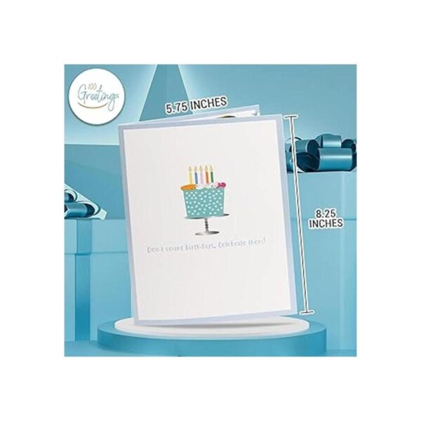 Tarjeta desplegable de feliz cumpleaños LIGHT MUSIC_6