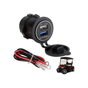 10L0L Enchufe de carga rápida 3.0 USB doble impermeable_1