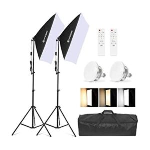Wisamic Kit de iluminación Softbox kit de softbox de_1