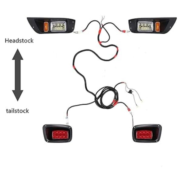 10L0L EZGO Kit de luz LED TXT 12 V faros delanteros_2