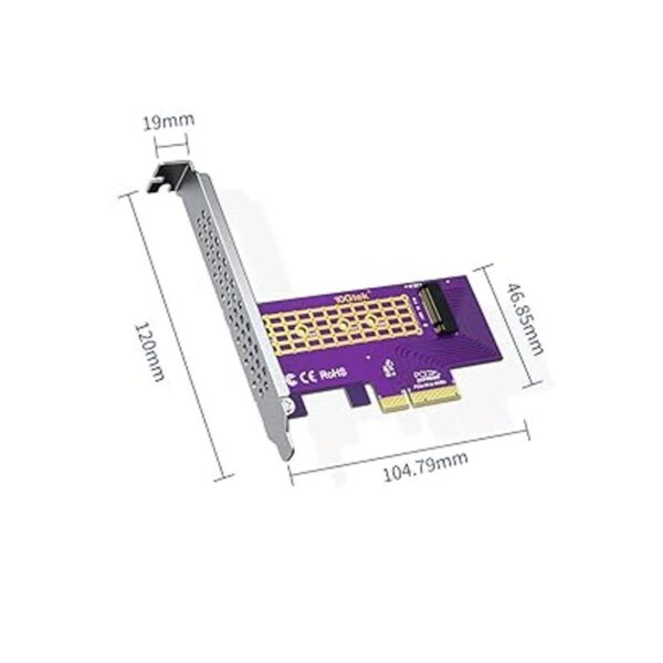Adaptador M.2 NVMe de 1 puerto MKey PCIe X4 Gen3._2