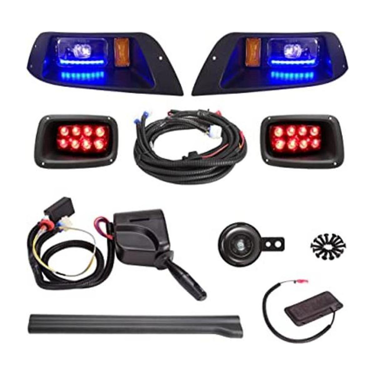 10L0L Kit de luces LED de lujo para faros traseros EZGO