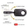 10L0L Kit de luces LED de lujo para faros traseros EZGO_2