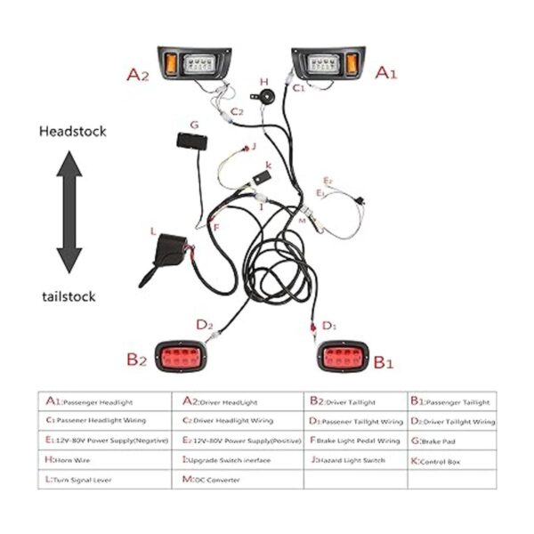 10L0L Kit de luces traseras LED mejorado para faros_2