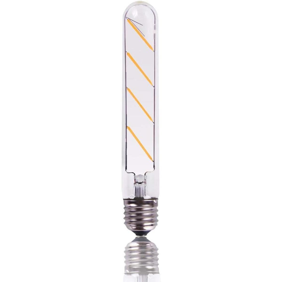 DC 12 V T30 7.2 Tubo de Vidrio Tubular Blanco Cálido 2700