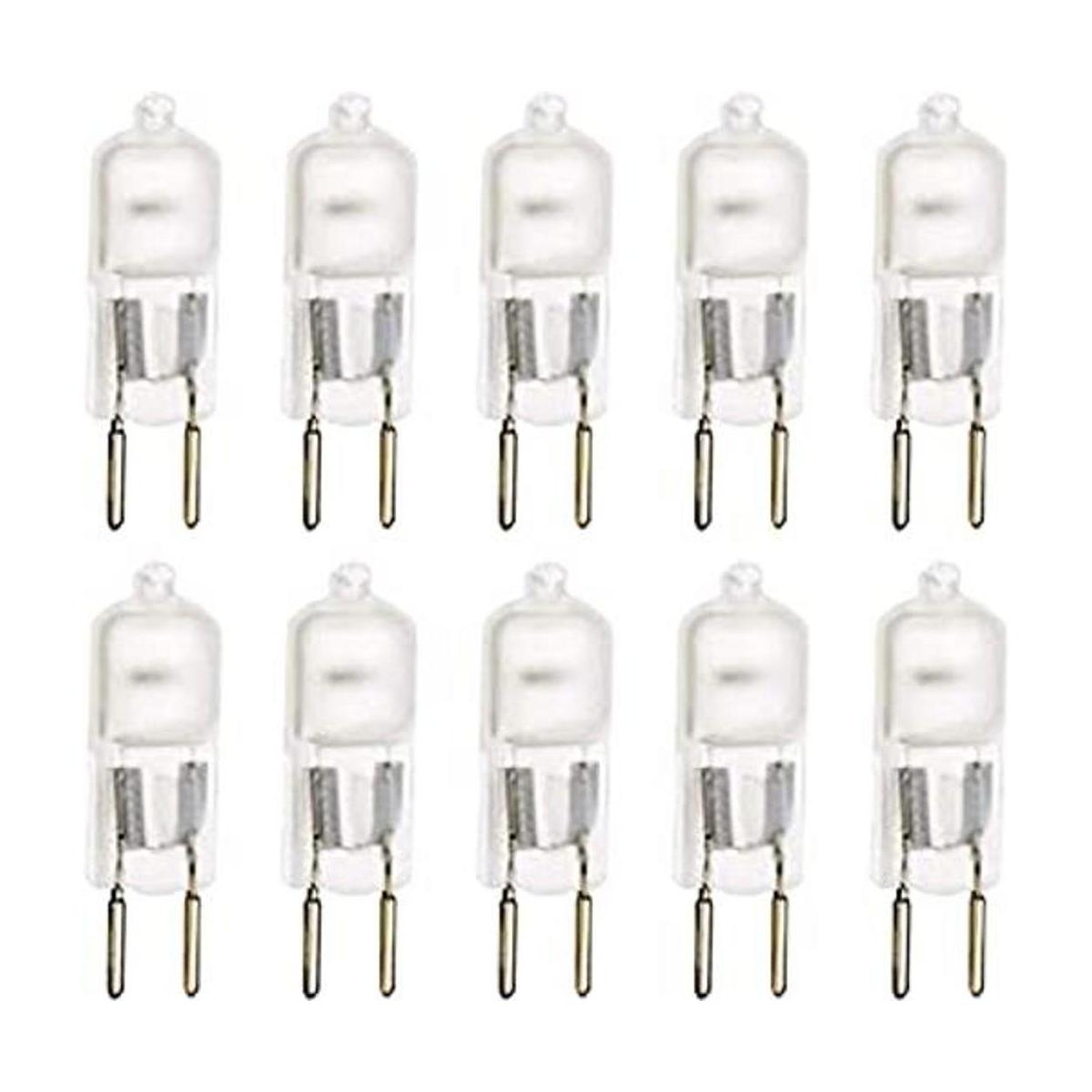 Paquete de 10 bombillas halógenas T4 Q50GY6.35FR120V