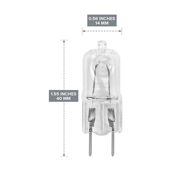 10 PackG8 50W 120V Halogen Light Bulbs JCD Type 110v 130v