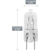 Paquete de 10 G8 35 W 120 V Focos con luces halógenas JCD