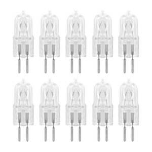 Paquete de 10 bombillas halógenas GY6.35 de 12 V T4