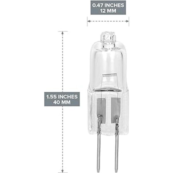 Paquete de 10 focos de luz de repuesto de vidrio