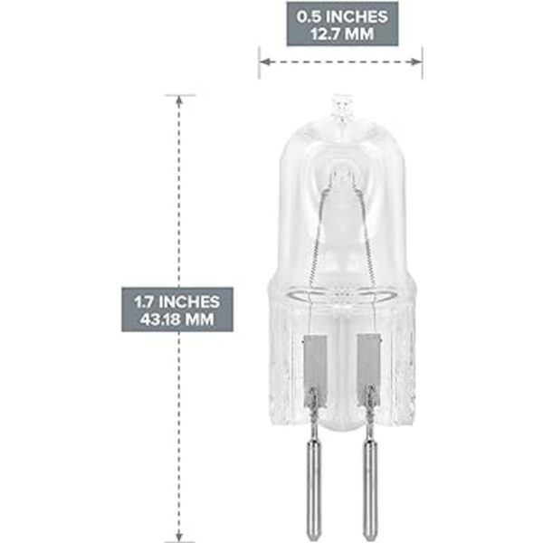 Paquete de 10 bombillas halógenas GY6.35 de 12 V T4