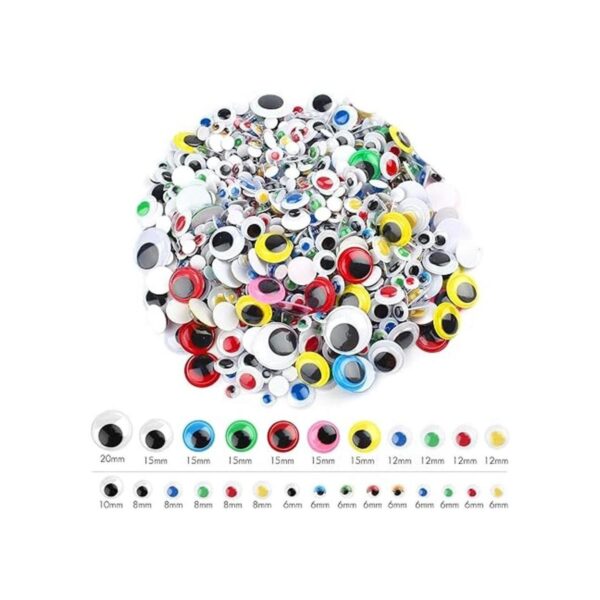 LotFancy Wiggle Googly Eyes para manualidades 1100