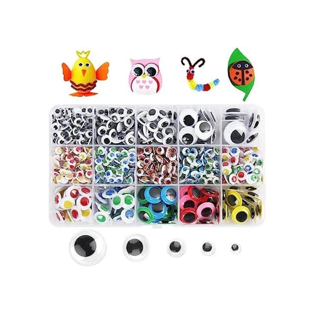 LotFancy Wiggle Googly Eyes para manualidades 1100